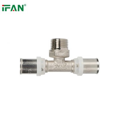 Messingist PEX Press Tee liitmikud